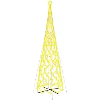 vidaXL Kegelkerstboom 3000 LED's warmwit 230x800 cm