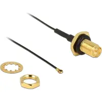 DeLOCK RP-SMA naar MHF4 verloopkabel - 50 Ohm -