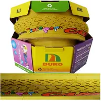 Duro fuzzbuster 28 inch 24-622 fixie pops vouwband geel 60 tpi