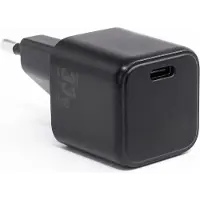 CoreParts 33W USB-C Nano Enkele Poort (33 W), Voeding voor notebooks, Zwart