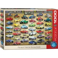 Eurographics Puzzel: Pickup Truck Evolutie - 1000 stukjes