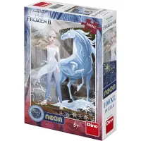 Dino Bikes Dino puzzel - glow in the dark disney frozen ii - 100 xl stukjes