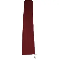 Mendler Beschermhoes voor zweefparasol tot 3,5 m, afdekhoes met ritssluiting ~ bordeauxrood