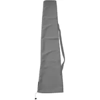 MCW Beschermhoes voor parasol tot 3x4m, afdekhoes met trekkoord ~ antraciet