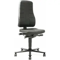BIMOS Bureaustoel All-in-One 9643, PU-schuimvoering, zwart