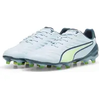 Puma King Pro Gras / Kunstgras Voetbalschoenen (MG) Lichtgrijs Donkergrijs Lichtgroen