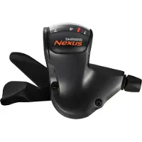 Shimano Nexus SL-7S50 Schakelhendel Rechts 7-speed – Rapidfire Plus, 2-Way Release, Zwart