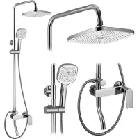 REA My1902-77C Storm Regendouche Chroom 144 Cm