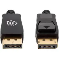 Manhattan 353618 DisplayPort-kabel DisplayPort Aansluitkabel DisplayPort-stekker, DisplayPort-stekker 2.00 m Zwart 8K UHD