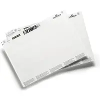 Durable Beletteringsvellen LABEL REFILL, geperforeerd, bedrukbaar, B 200 x H 20 mm, 100 labels