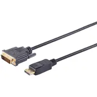 S-Impuls DisplayPort naar DVI kabel - DP 1.1 (1920 x 1200) / zwart - 1,8 meter