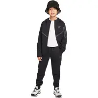 Nike Tech Fleece Sportswear Trainingspak Kids Zwart Donkergrijs