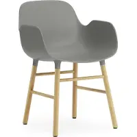 Normann Copenhagen Stoel Form Armchair Oak Grey