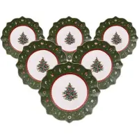 Villeroy & Boch Ontbijtbord Toy's Delight Groen 24 cm (Set van 6)