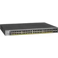 Netgear GS752TPP Smart Managed Switch 48x Gigabit Ethernet (48x PoE+, max. 780W), 4x 1 Gbit/s SFP