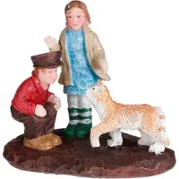 Luville - Tom & Tine with cat - l5xb3,5xh4,5cm