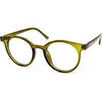 Vista Bonita Leesbril Classic Met Blauwlicht Filter-Army Green-+1.00