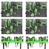 Profeco 4x gereedschapswand 50x33 - Gereedschapsbord - incl. 2x Gereedschapshouder en 48x Gereedschapshaken