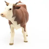 Papo 51133, 3 figuurtjes, Boerderijdieren, Bruin, Wit, PVC