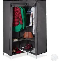 Relaxdays Garderobe, Hoekkast (100 x 83 x 169 cm)