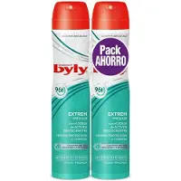 BYLY Deodorant Spray Invisible Anti-vlekken Extrem (2 uds)