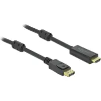 DeLOCK actieve DisplayPort - HDMI kabel | 4K 60Hz | 5 meter