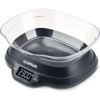 G3 Ferrari Ginny – Digitale Keukenweegschaal met Kom – Max. 5 kg – LCD Display met Verlichting – Tare Functie – g/lb:oz – Automatische Uitschakeling – Zwart