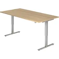 Hjh OFFICE PRO XMST 2E S - 200 x 100 Eiken Tafelhoogte I Elektrisch in hoogte verstelbaar