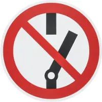 Hazet Waarschuwingsbord Let op! Niet schakelend 1 stuk(s)