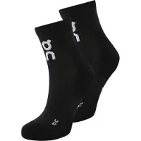 ON - Core Run Sock Mid 2P U Black voor Heren - Maat XS - Zwart