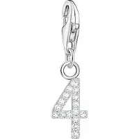 Thomas Sabo - 2128-051-21 - Charm - Dames - 925er Zilver - Getal 4