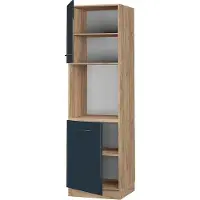 Vicco Fame-Line Keukenkasten – 60 cm open Donkerblauw hoogglans