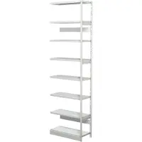 Kerkmann Complete stelling PROGRESS 500 T, aanbouwsectie, zonder achterwand, H 2600 x B 750 x D 340 mm