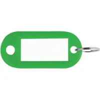 Pavo Sleutellabel pavo plastic groen | Doos a 100 stuk