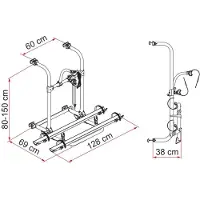 Fiamma Pro Fietsenrek Voor 2 Fietsen