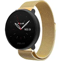 Strap-it Luxe Milanese bandje - geschikt voor Polar Ignite / Ignite 2 / Ignite 3 / Unite / Pacer - goud