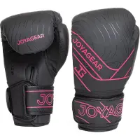 Joya Essential - PU Bokshandschoenen - Zwart met roze