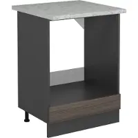 Vicco R-Line Ovenombouwkast – 60 cm WB Marmer Edel grijs