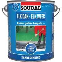 Soudal Dakbedekking Elk Dak Elk Weer Zwart 750ml