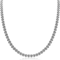 Zinzi zilveren luxe collier 43cm met rolex-style schakels 5mm ZIC1997