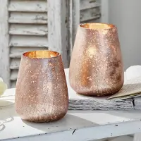 Loberon Windlicht set van 2 Chanut