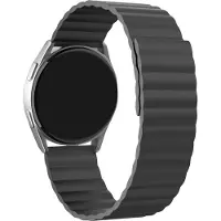 Strap-it Magnetisch siliconen bandje geschikt voor Xiaomi Amazfit Bip / Bip Lite / Bip S / Bip U / Bip U Pro / Amazfit GTS / GTS 2 / GTS 3 / GTS 4 - Mini bandje siliconen zwart