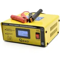 GEKO Acculader - Automatisch - LCD Display - 12/24V - 10A - Slim & Snel Laden