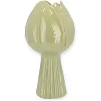 DK Design Daan Kromhout - Vaas - Tulp - Pistache - 13x27cm - Keramiek