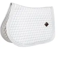 Kentucky Horsewear Horsewear - Zadeldoek glitter band jumping wit/wit