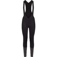 Megmeister Fietsbroek lang met bretels Dames Zwart - L8 Thermoroubaix Bib Tights Women - L