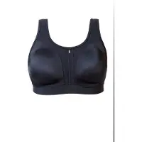 Q-Linn High impact Sport BH (zonder beugel) Cannes, Black / zwart, maat: 105E