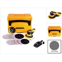 Mirka DEROS 5650CV Exzenterschleifer Set + systainer ( MID5650202CA ) + Roundy + 510x Schleifscheibe