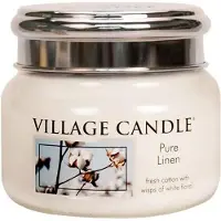 Village Candle Duo Lont Pure Linen Small 55 Branduren
