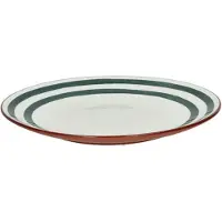 Pomax Mykonos plat bord D27cm groen